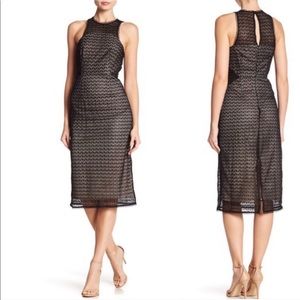 NWT NSR Halter Crochet  Lace Sleeveless Dress